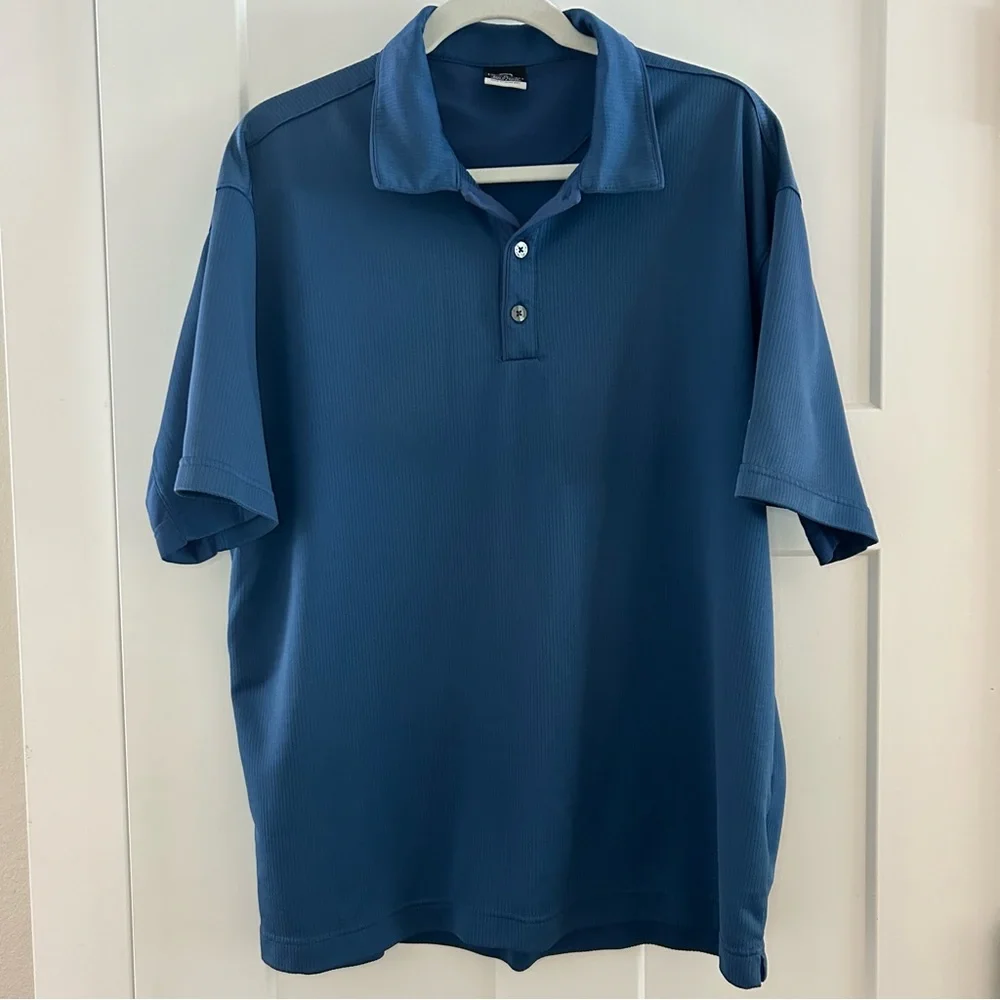 Nike Sphere‎ Dry Blue Polo Shirt Size XL
